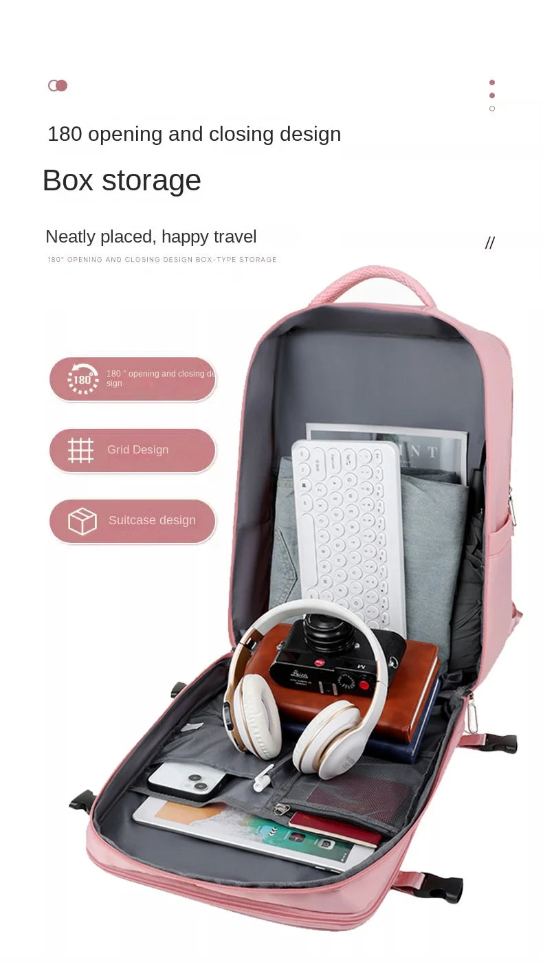 Mummy Bag Nappy Backpack Large Capacity Multifunction Cabin Bag with Shoe Storage Multilayer Separation Waterproof Diaper Bags