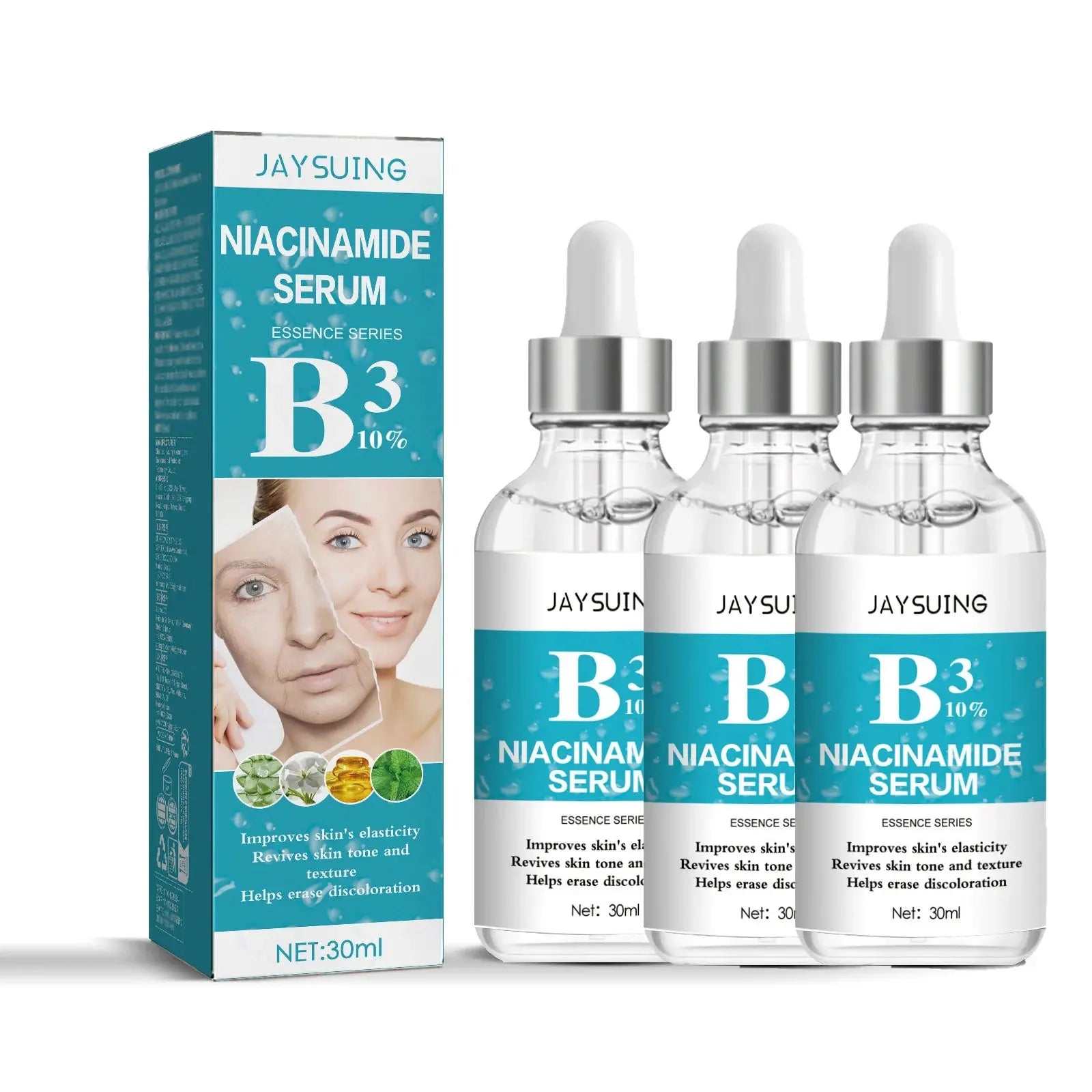 B3 Nicotinamide Serum Facial Anti W-rinkle Lift Firming Fine Lines Lightening Dark Circle Skin Brightening Skincare Products - Nova Trendz