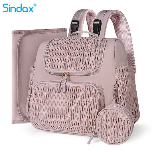 Mommy Bag Large Capacity Organizer For Baby Diapers Outdoor Stroller Hanging Bags Maternity Women Fashion Backpack Lightweight
