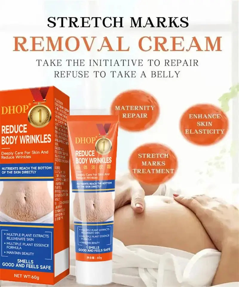 Stretch Marks Permanent Removal Cream Maternity Pregnant Women Pregnancy Anti-Winkle Smooth Repair Firming Skin Body Skin Care Nova Trendz