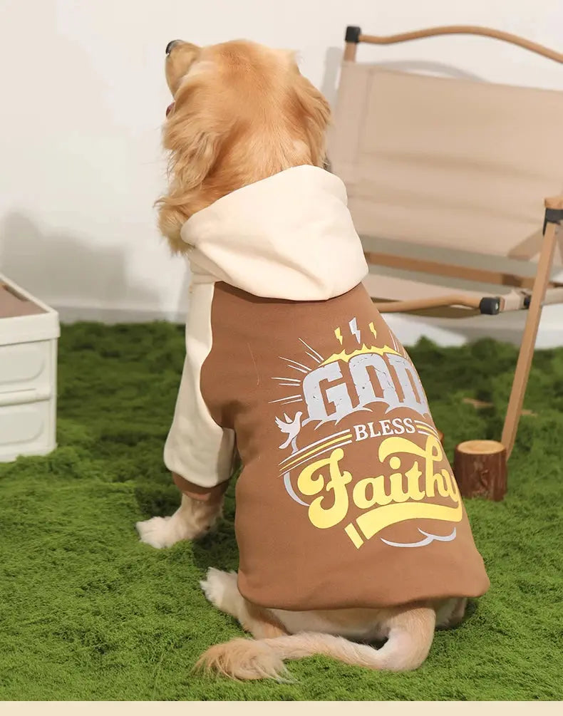HOOPET Dog Clothes Fall and Winter Models Labrador Dogs Border Collie Pet Clothing Spring and Large Dog Sweater Winter Nova Trendz