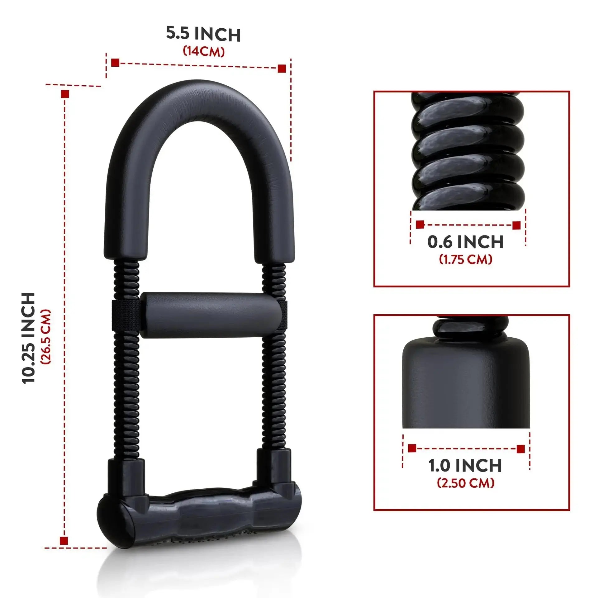 Wrist Muscles with Power Wrists Exerciser trength Training Arms Trainer Workout Equipments Handle Nova Trendz