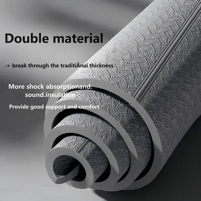 1 pcs foldable yoga mat, sponge material non-slip thickened fitness mat, home exercise yoga mat Nova Trendz