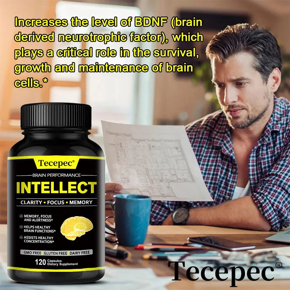 Nootropics - Support healthy brain function, help fight mental dullness and brain fog, and slow brain aging Nova Trendz