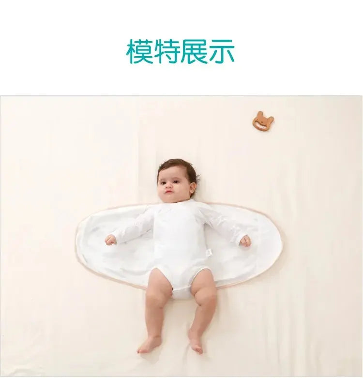 Baby Swaddle Blanket 0-6 Months Strap Protect Belly Baby Sleeping Blanket Wrap for New Born Thin-style for Summer - Nova Trendz