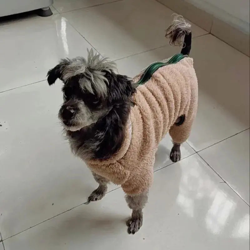 Towable Pet Jumpsuit with Buckle Winter Warm Puppy Dog Suit Clothes for Small Dogs Yorkshire Shih Tzu Overalls mascotas Clothing - Nova Trendz