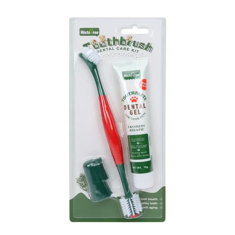 Pet Toothpaste for Dog Cats Beef Flavor Dental Care Gel Breath Freshening Safe Teeth Cleaning Professional Oral Hygiene Solution Nova Trendz