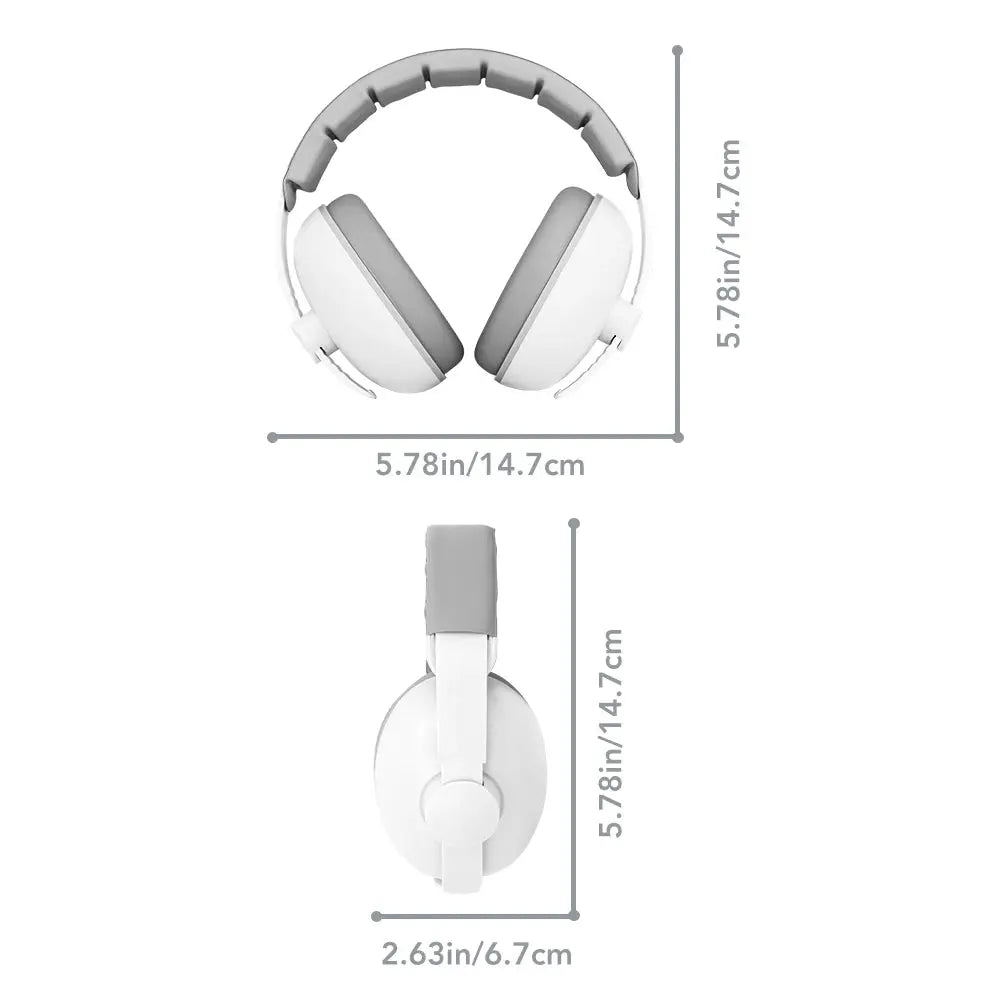 1pc Baby Ear Protection Anti-Noise Earmuffs Headphones for Sleep & Travel Ear Protection with Stretchable Design Nova Trendz