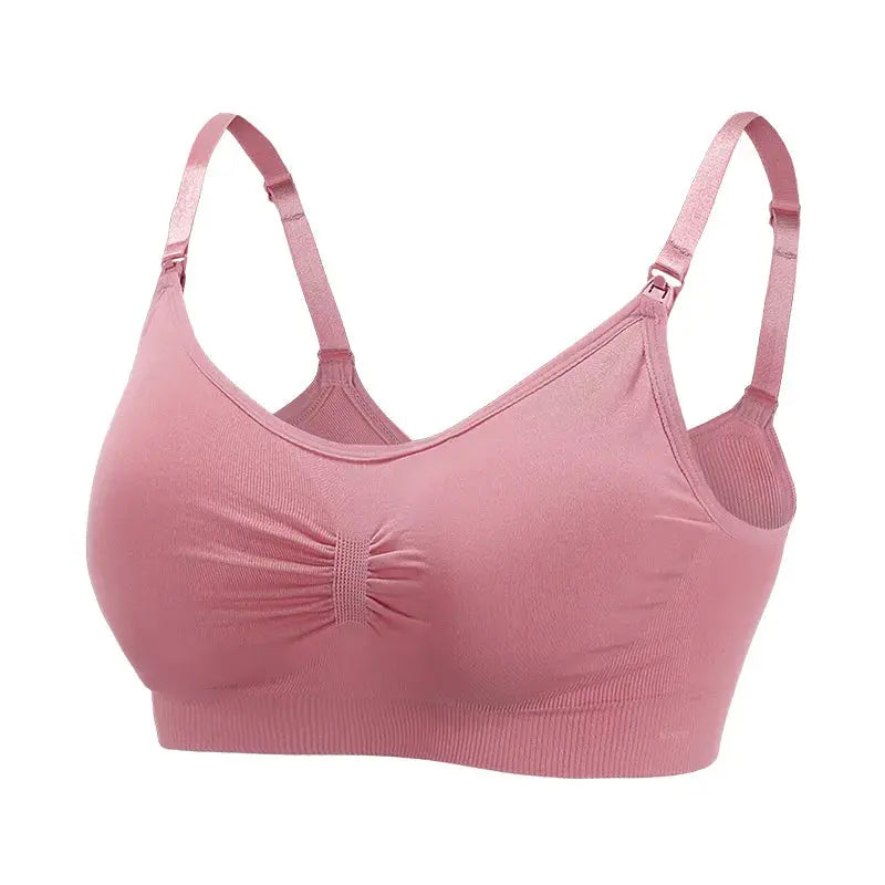 High Quality Maternity Nursing Bras Cotton Breastfeeding Pregnant Underwear Seamless Large Size Breathable Bra Push Up Nova Trendz