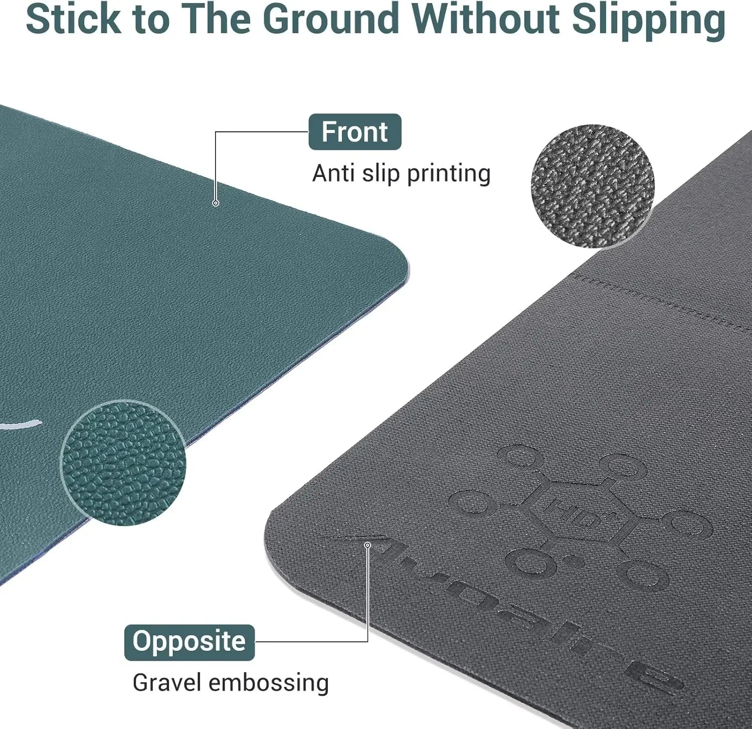 Foldable Yoga Mat Non Slip Exercise Mat Travel Lightweight Hot Yoga Mat with Carry Bag for Pilates & Home Workouts 72"L x 32"W x Nova Trendz