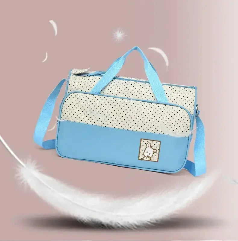 5pcs/set Large Capacity Baby Bag for Mom Travel Stroller Organizer Baby Diaper Bag Mummy Maternity Newborn Accessories Bag Nova Trendz