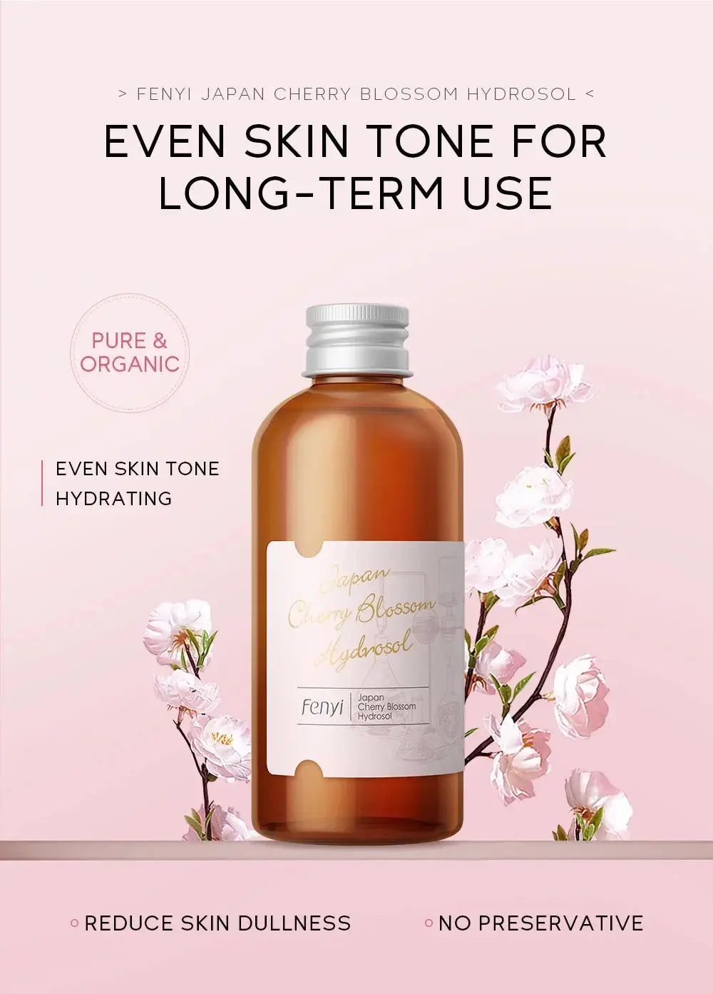 Face Care Sakura Water Nourishing Skin Improve Dullness  Facial Toner Damask  Korean Skincare Products 100 ML Nova Trendz