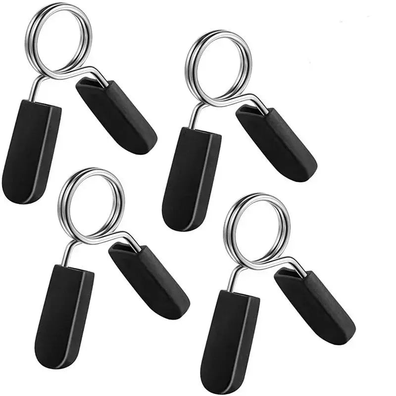 2pcs/lot 25/28/30mm Barbell Clamp Spring Collar Clip Gym Dumbbell Lock Standard Weight Lifting Kit Fitness Body Building Workout Nova Trendz