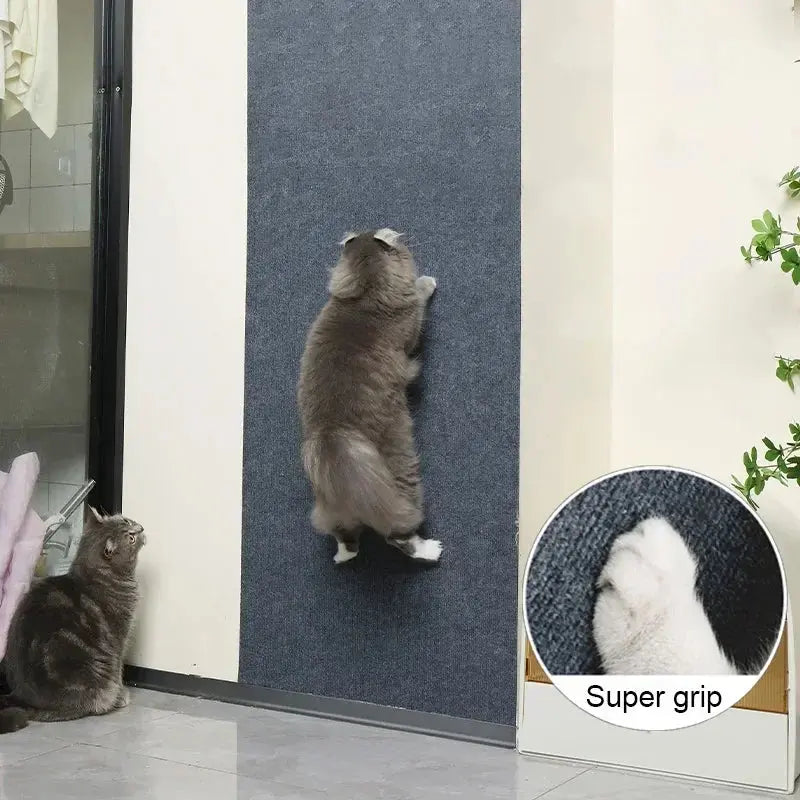 Self-Adhesive Carpet Cats Scratch Board Wall Anti Cat Scratch Sofa Diy Cats Scratch Board Sofa Protection Paws Sharpen Trimmable Nova Trendz