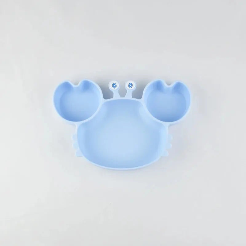 Food Grade Silicone Meal Plate Cartoon Toddler Plates Independent Feeding Training Anti-Drop Complementary Food Bowl Baby Stuff Nova Trendz