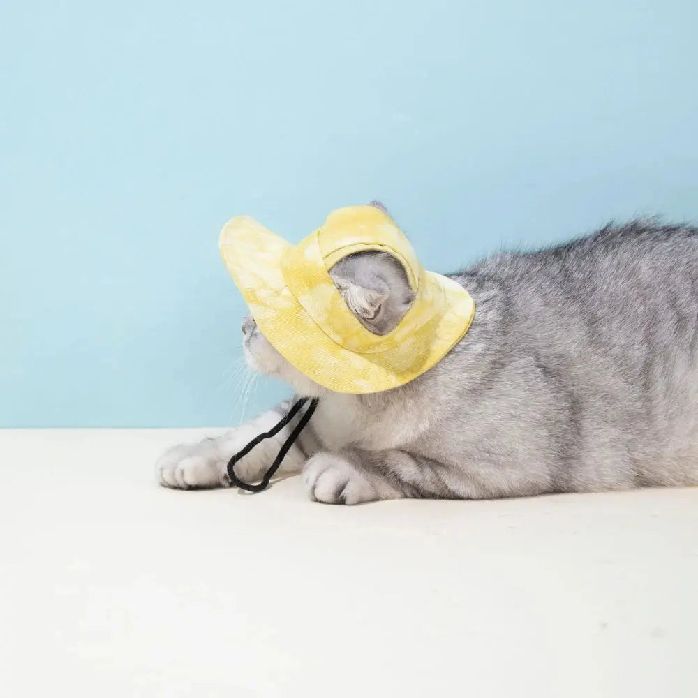 Pet Hat with Ear Holes Summer Outdoor Cute Dog Cat Hat Colorful Adjustable Baseball Cap for Small Medium Dogs Cats Pet Supplies Nova Trendz