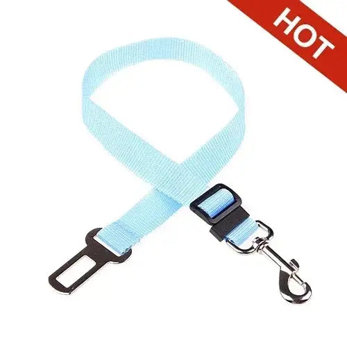 Dog Harness Lead Clip Safety Lever Traction Dog Collars Dogs Accessoires Adjustable Pet Cat Dog Car Seat Belt Pet Seat Vehicle Nova Trendz