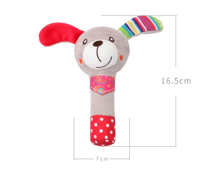 Baby Plush Rattle Cartoon Animals Crib Mobile Bed Bell Toys 0-12 Months Infant Toddler Early Educational Toy for Newborn  Gifts Nova Trendz