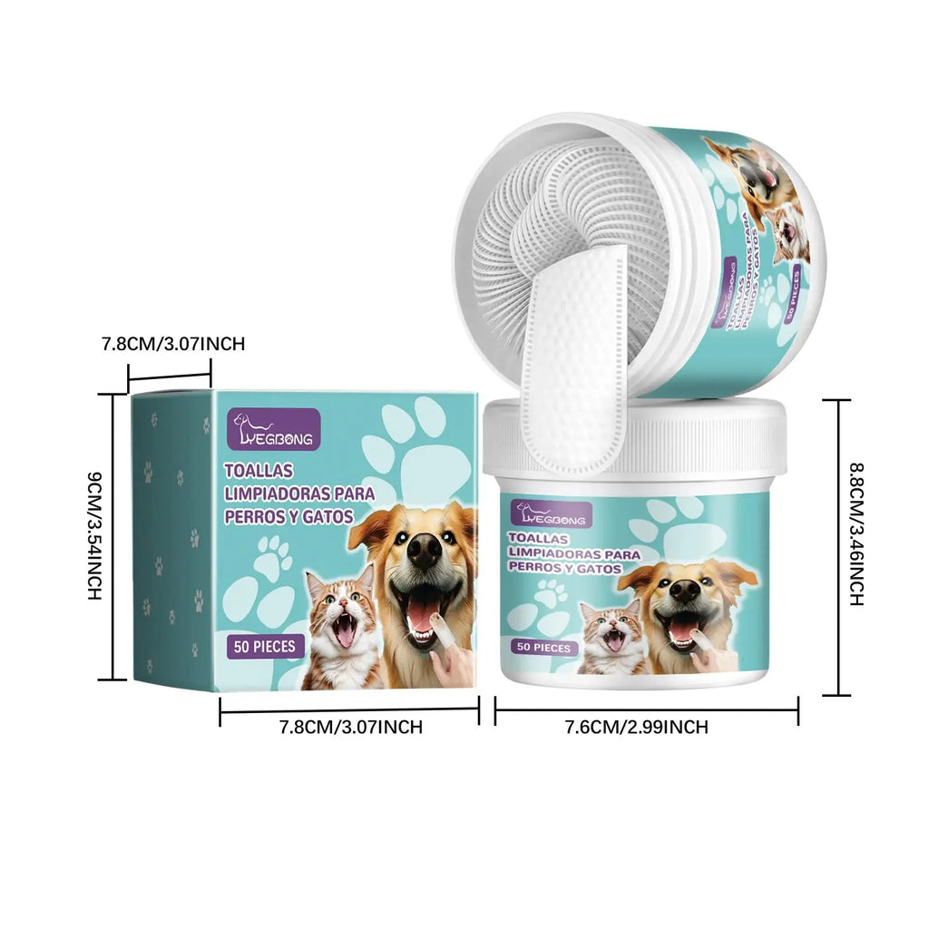 Disposable Pet Teeth Finger Cots Super Soft Tartar Removal Puppy Cat Dog Oral Care Toothbrush Cochlear Cleaning Finger Cover - Nova Trendz