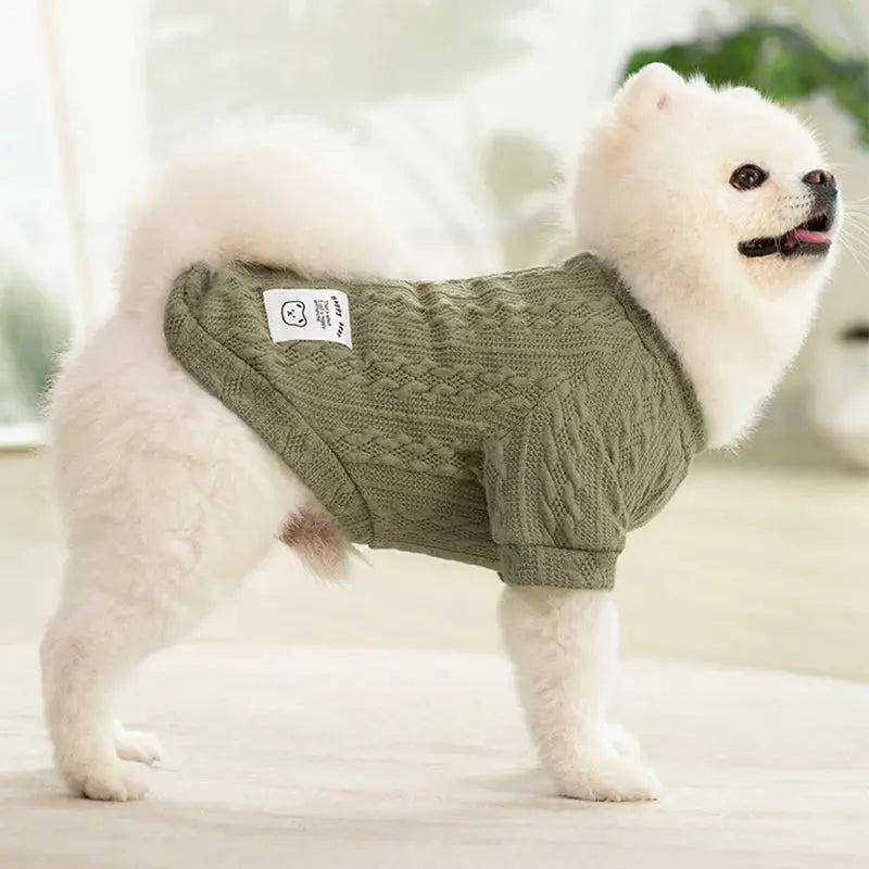 Warm Knitted Dog Sweater Soft Fashion Pet Clothes for Samll Medium Dogs Cats French Bulldog Chihuahua Yorkies Pug Costume Nova Trendz