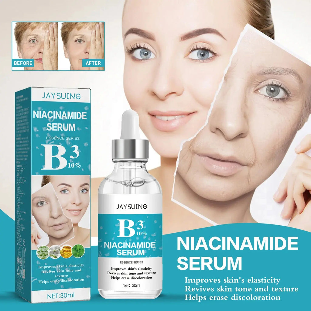 B3 Nicotinamide Serum Facial Anti W-rinkle Lift Firming Fine Lines Lightening Dark Circle Skin Brightening Skincare Products - Nova Trendz