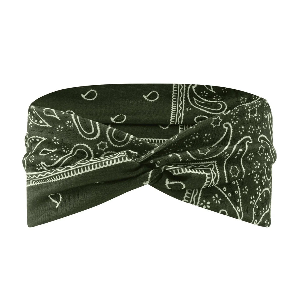 New Yoga Hair Tie Women's Crossnut Headband European and American Print Fashion Hairband Hair Accessories  Sports Headband Nova Trendz