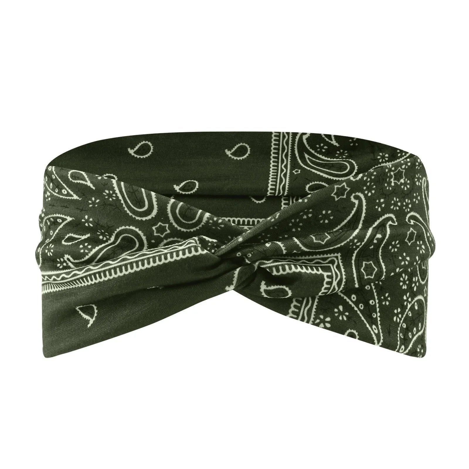 New Yoga Hair Tie Women's Crossnut Headband European and American Print Fashion Hairband Hair Accessories  Sports Headband Nova Trendz