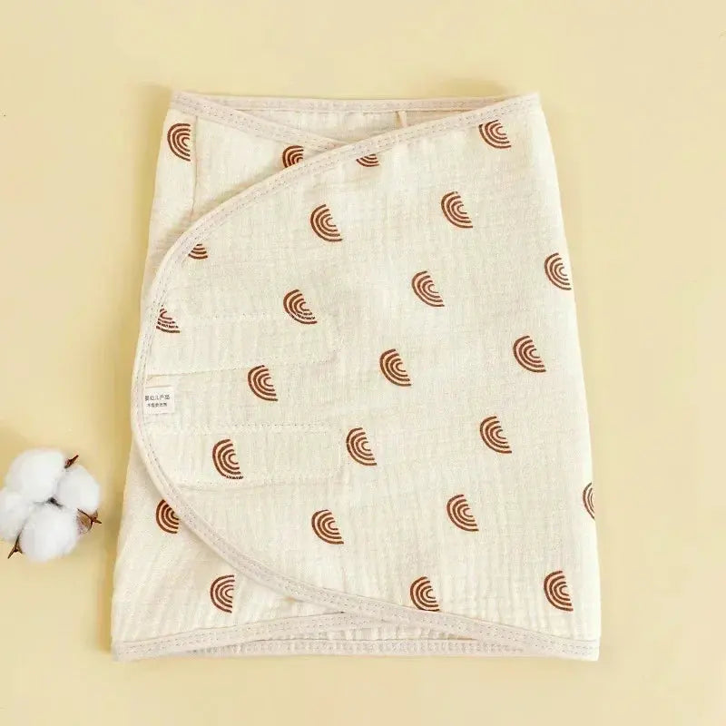 Baby Swaddle Blanket 0-6 Months Strap Protect Belly Baby Sleeping Blanket Wrap for New Born Thin-style for Summer - Nova Trendz