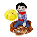 Dog Halloween Costume,Funny Dog Cowboy Riding Costume,Cotton,Dog Costume,for Small Medium Large Dogs,Pet Supplies - Nova Trendz