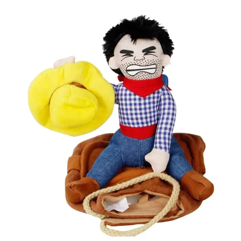 Dog Halloween Costume,Funny Dog Cowboy Riding Costume,Cotton,Dog Costume,for Small Medium Large Dogs,Pet Supplies - Nova Trendz