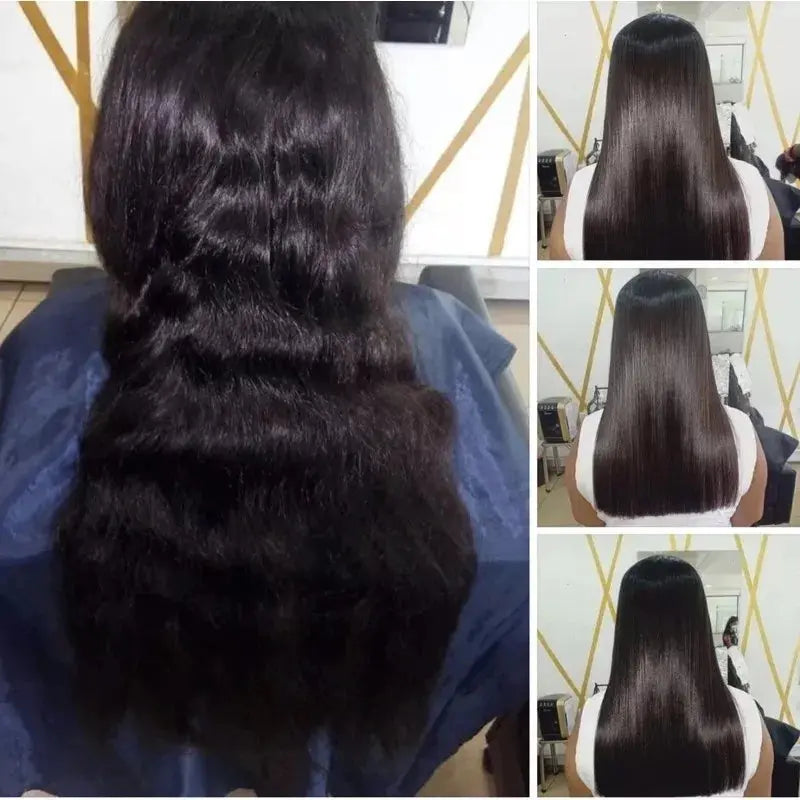 Hair Straightening Cream And Comb Set Nourishing No Hurting Repair Damaged Hair Keratin Smooth Care Improving Frizziness Ionperm Nova Trendz