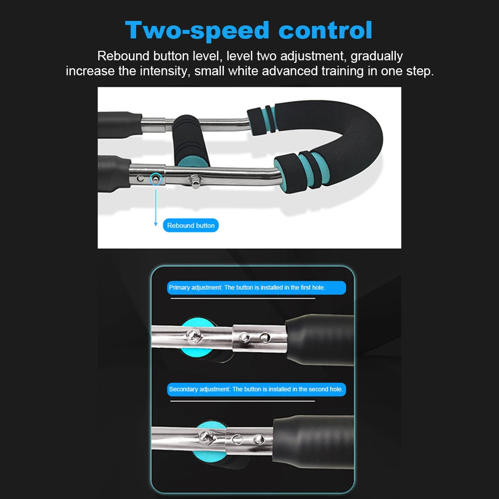 Wrist Strength Trainer Adjustable U-Shaped Arm Trainer Home Fitness Chest Expander Twister Arm Exerciser Hand Gripper Strengths Nova Trendz