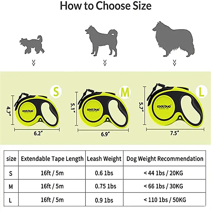 5M Luxury Pet Dog Leashes Retractable Dog Leash For Large  Medium Dogs Cat Puppies Accessories Small Automatic Extension Lanyard Nova Trendz