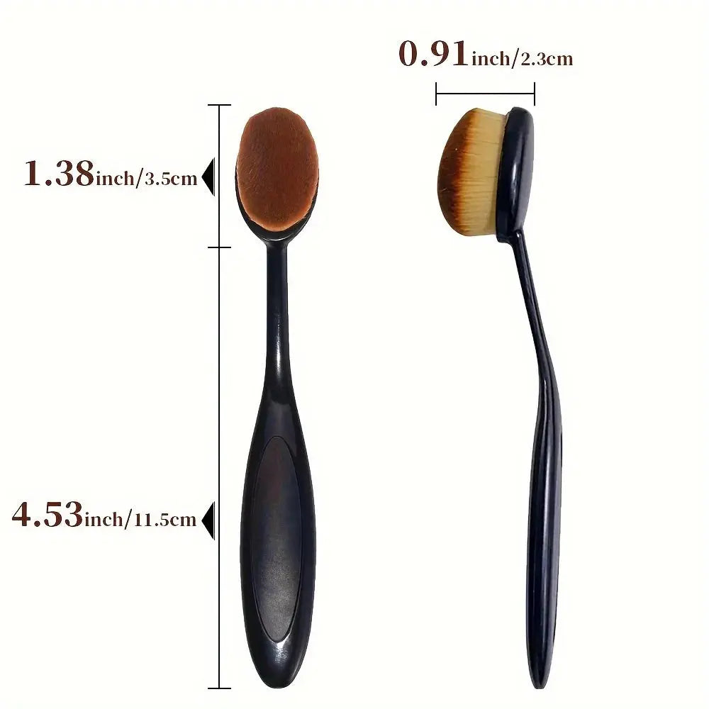 Pet Ear Cleaning Brush with Soft Plastic Bristles – Gentle Paw Cleaner for Dogs and Cats, Comfortable Oval Shaped Handle Nova Trendz