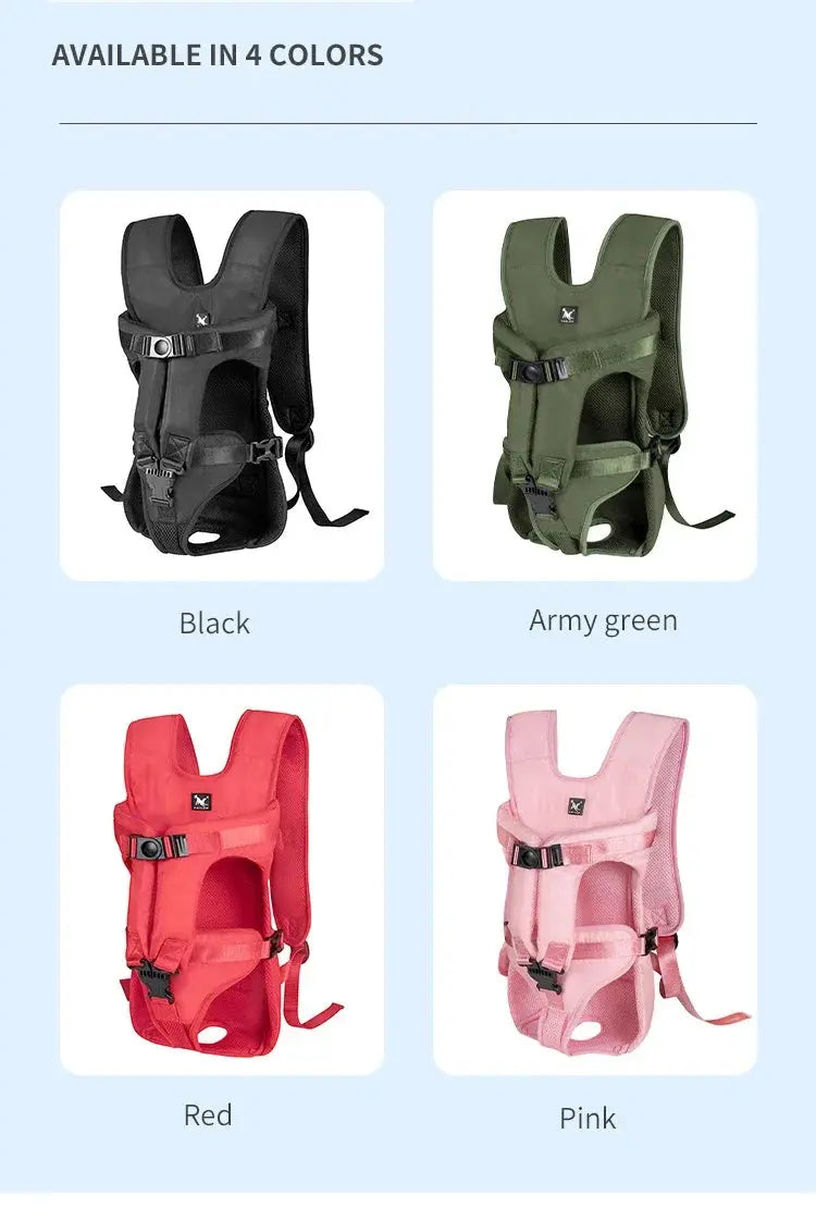 Pet Backpack Carrier For Cat Dogs Front Travel Dog Bag Carrying For Animals Small Medium Dogs Bulldog Puppy Mochila Para Perro - Nova Trendz