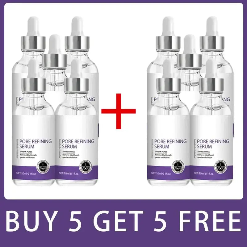Pore Shrinking Serum Face Removing Large Pores Tightening Repairing Facial Pore Minimizing Essence Skin Care Beauty Firm skin Nova Trendz