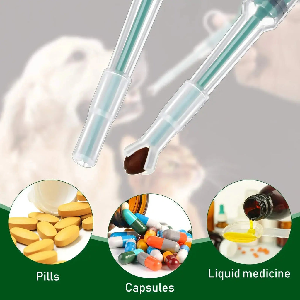 Pet Medication Dispenser, Pressing Feeding Stick for Cats and Dogs, Eating Pills, Pills, Medication Artifacts, Pet Sickness Care - Nova Trendz