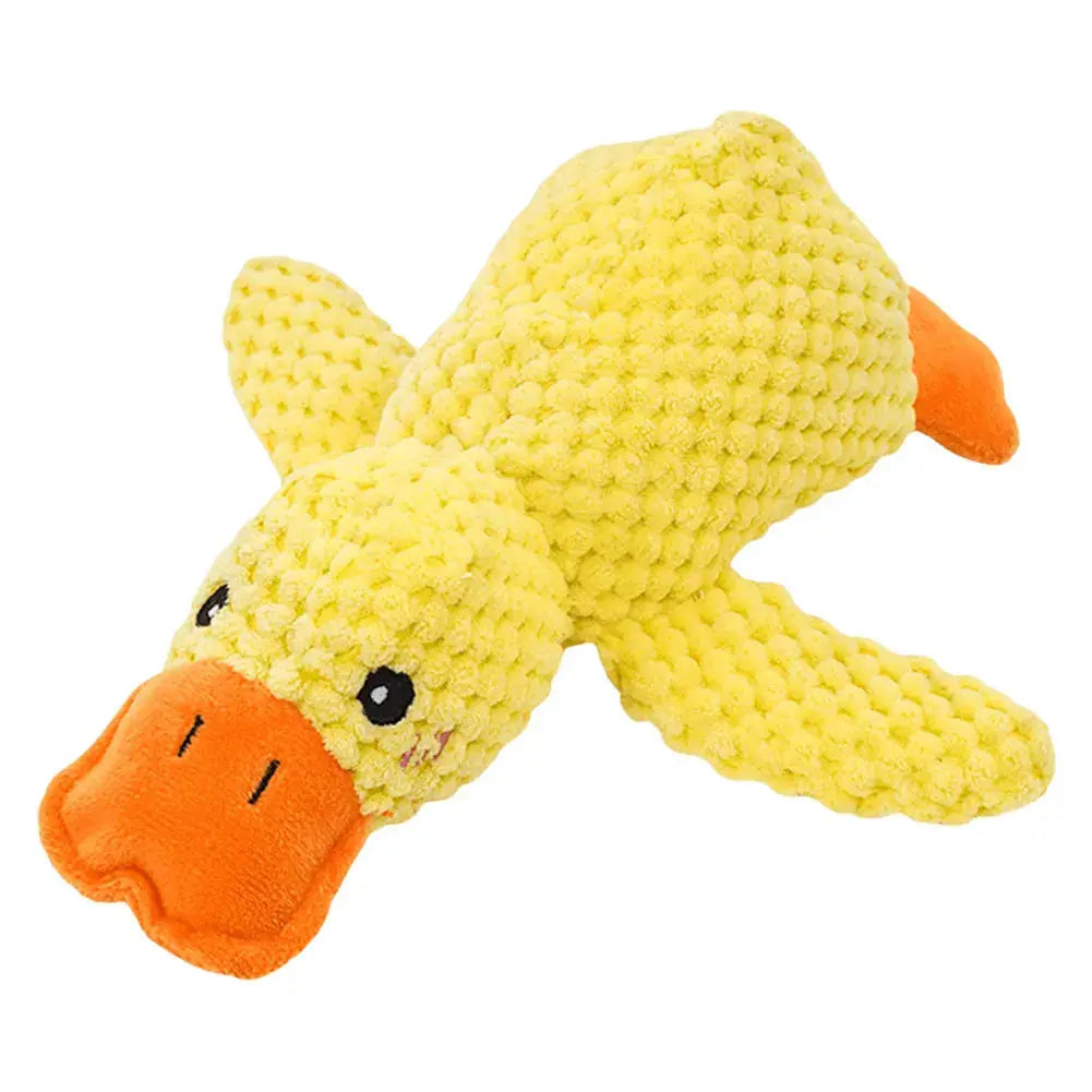 Dog Calming Duck Pet Plush Toy with Quacking Sound Calming Duck Dog Toy Pillow Toy Dog Stuffed Animals Chew Toy for Dogs Nova Trendz