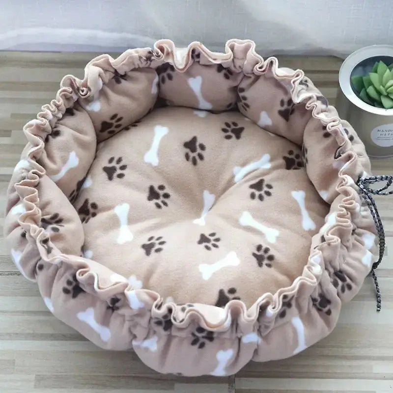 Drawstring Creative Soft Warm Nest Dual-Use Adjustable Pet Bed Nest Bed Pet Cushion For Cats Puppies Pet Supplies - Nova Trendz