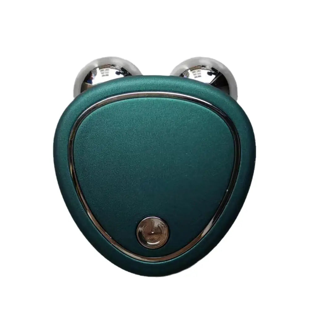 Green EMS Face Lift Massager Machine Roller Microcurrent Facial Device Beauty Instrument Rejuvenation Tighten Skin Face Tool