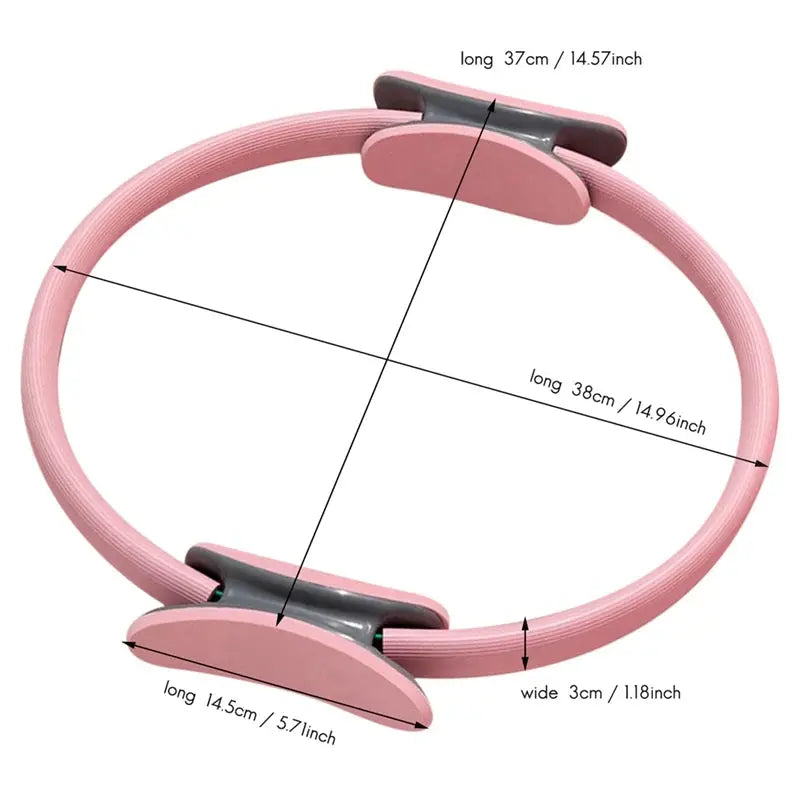 LALA Pilates Ring Pilates Magic Fitness Circle For Thigh Abdominal And Leg Resistance Training Fitness Yoga Nova Trendz