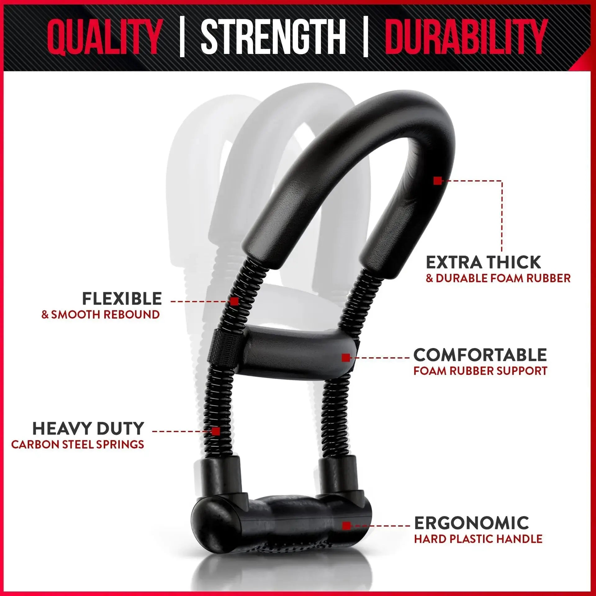 Wrist Muscles with Power Wrists Exerciser trength Training Arms Trainer Workout Equipments Handle Nova Trendz