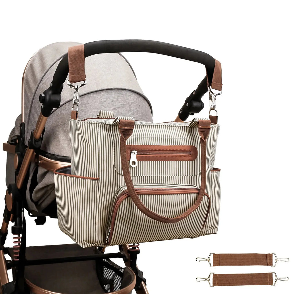 7pcs Nappy Changing Bag Set,Multifunction Mummy Tote Bag Baby Changing Bag Shoulder Handbag Travel Diaper Bag Nova Trendz