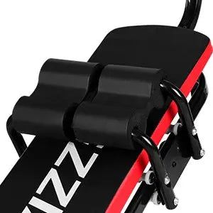 Adjustable Ab Exercise Bench, Abdominal Workout Machine Foldable Sit Up Bench, Full Body Exercise Equipment with LCD Monitor Nova Trendz