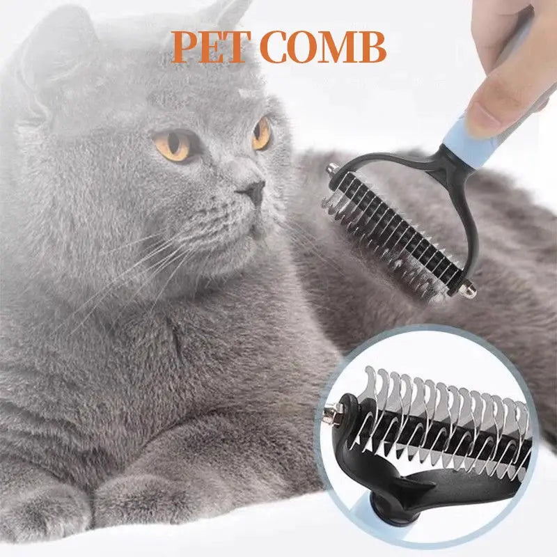 Pet Hair Straightener Groomer Anti-Knotting Floating Hair Removal Tool for Cats And Dogs Pet Comb - Nova Trendz