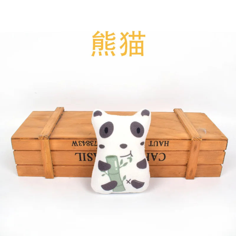 Dorakitten Catnip Toys for Indoor Cats - 5PCS Plush Cat Chew Toys Teething Interactive Catnip Filled Kitten Toy Soft Pet Toy