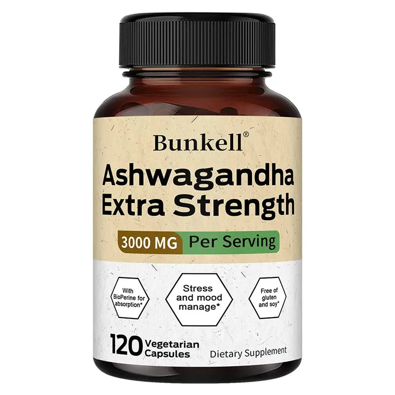 Ashwagandha 3000 mg capsules to help balance stress and manage mood Nova Trendz