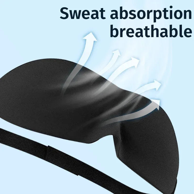 3D Eyepatch Eye Mask for Sleeping Contoured Cup Blindfold Concave Molded Night Sleep Face Masks Block Out Light with Women Men