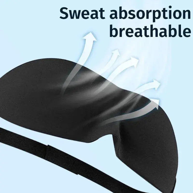 3D Eyepatch Eye Mask for Sleeping Contoured Cup Blindfold Concave Molded Night Sleep Face Masks Block Out Light with Women Men Nova Trendz