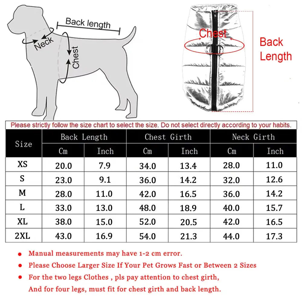 Winter Dog Clothes For Small Medium Dogs Cat Outdoor Waterproof Warm Jacket Puppy Coat Yorkies Chihuahua Pug Outfits Pet Costume - Nova Trendz